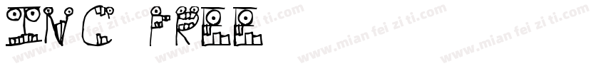 inc free字体转换